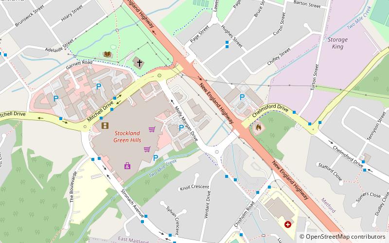 stockland green hills location map