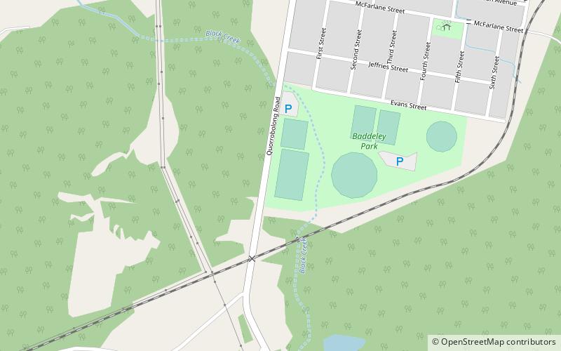 baddeley park location map