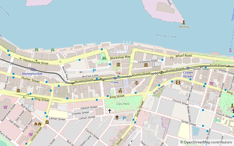 Civic location map