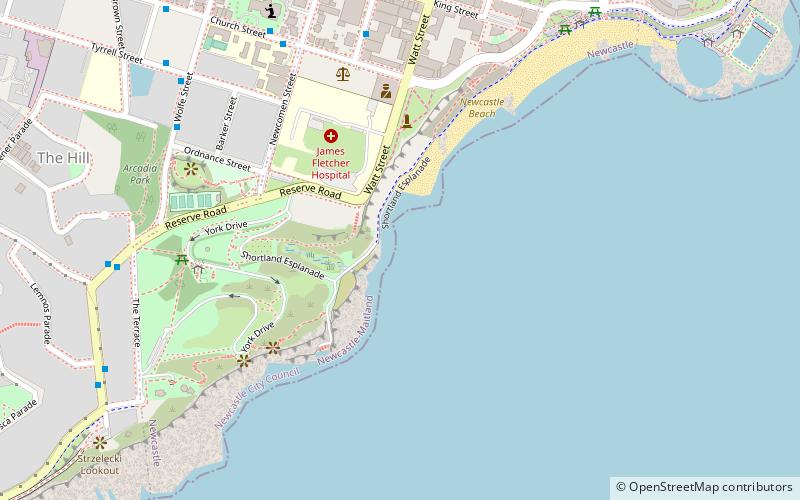 Port de Newcastle location map