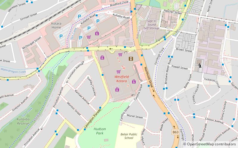 Westfield Kotara location map