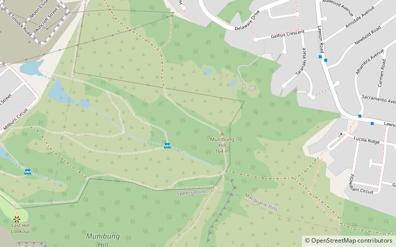 munibung hill location map
