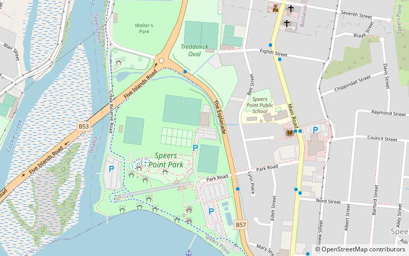 lake macquarie regional football facility location map