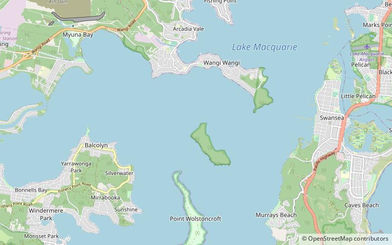 Lake Macquarie location map