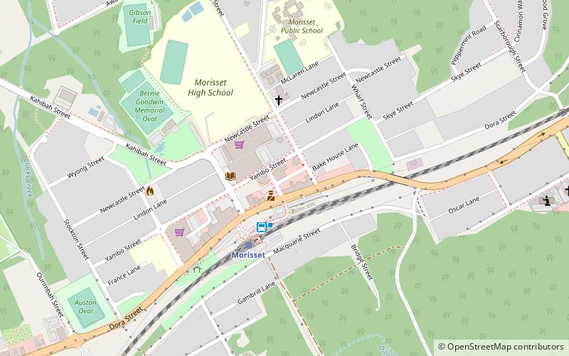 Morisset location map