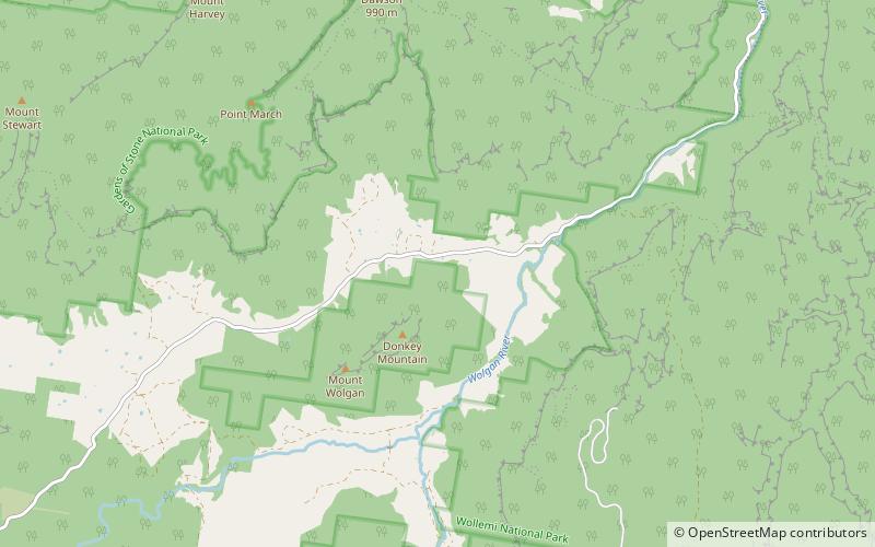 Wolgan Valley location map