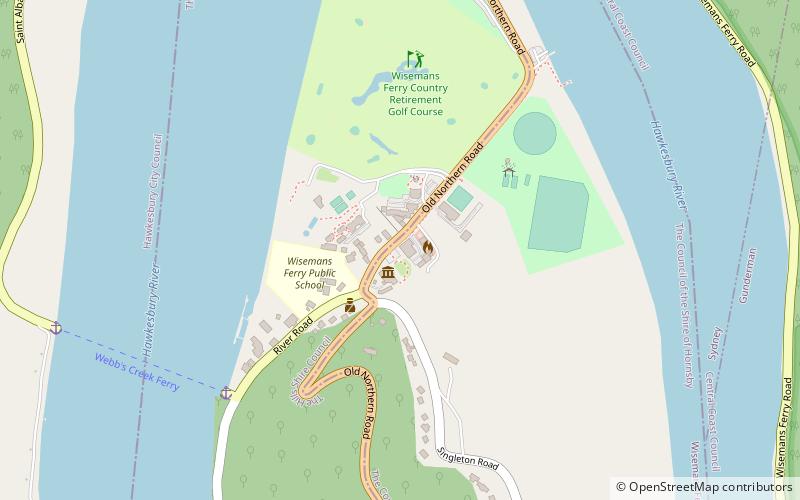 Wisemans Ferry location map