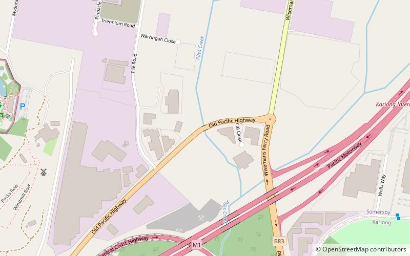 holt bragg bridge gosford location map