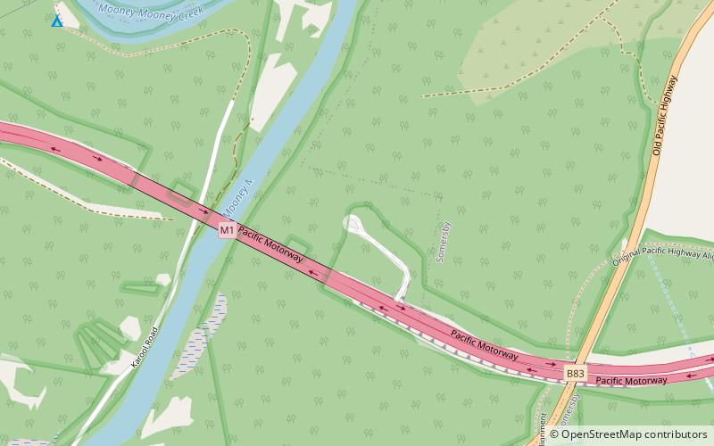 Mooney Mooney Bridge location map