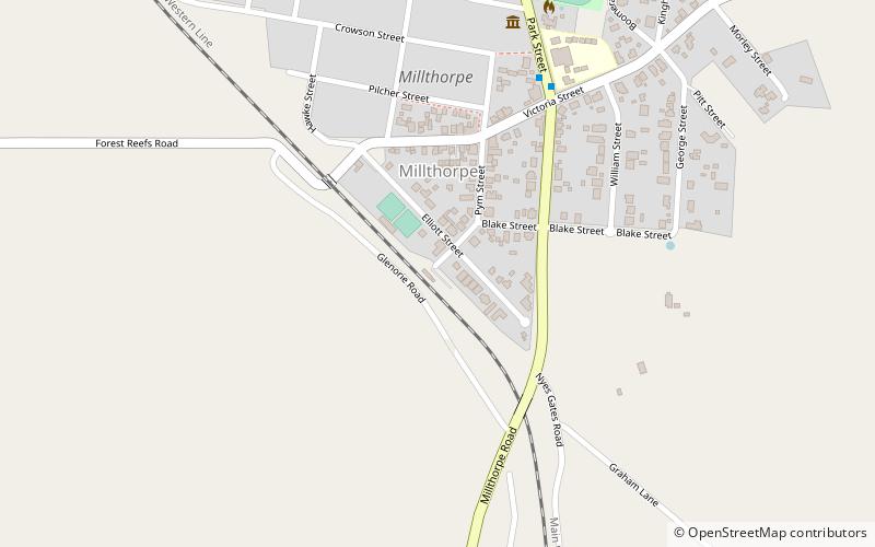 Millthorpe Village location map