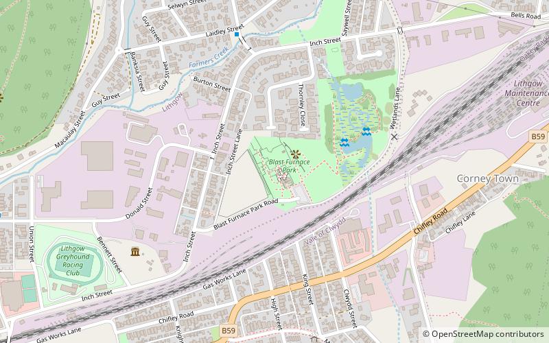 Blast Furnace Park location map