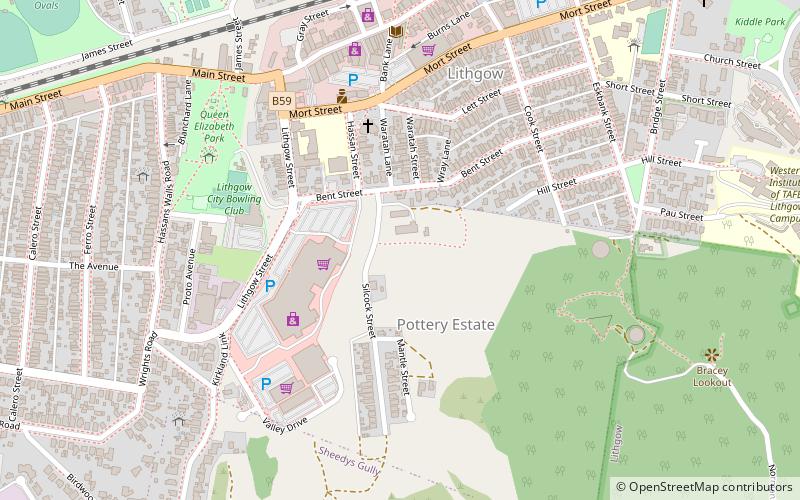 Lithgow Valley Colliery and Pottery Site location map