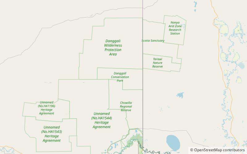 danggali conservation park riverland biosphere reserve location map