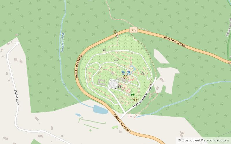 Jardín botánico Monte Tomah location map