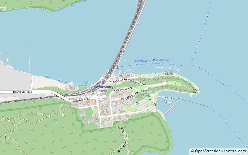 Hawkesbury River Marina location map