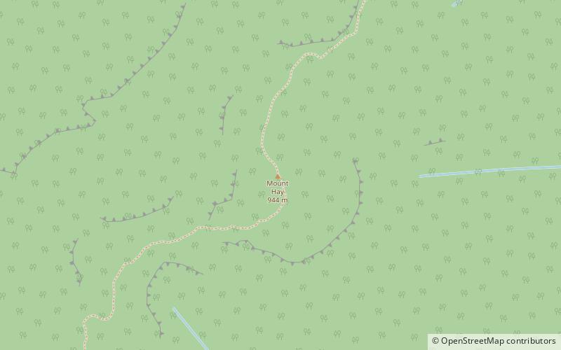 Mount Hay location map