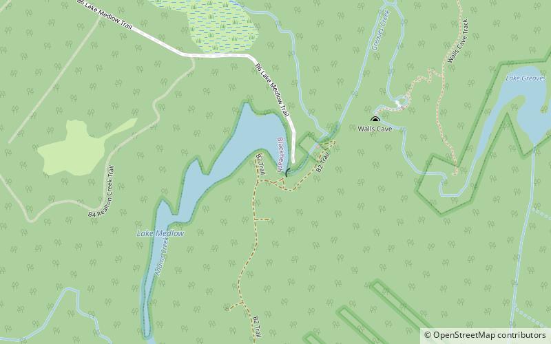 Blue Mountains Dams location map