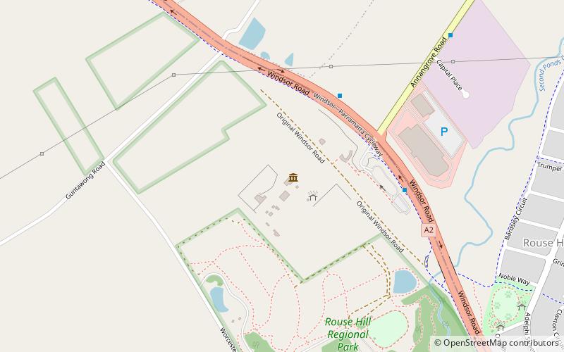 Rouse Hill House location map