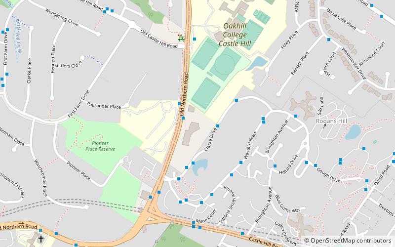 St Paul's Anglican Church Castle Hill location map