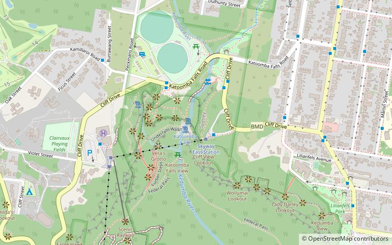 Katoomba Falls location map