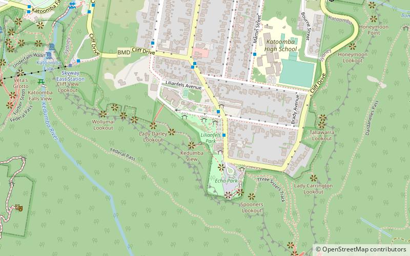 Lilianfels location map