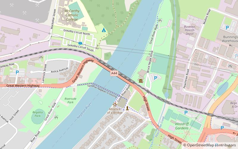 Victoria Bridge location map