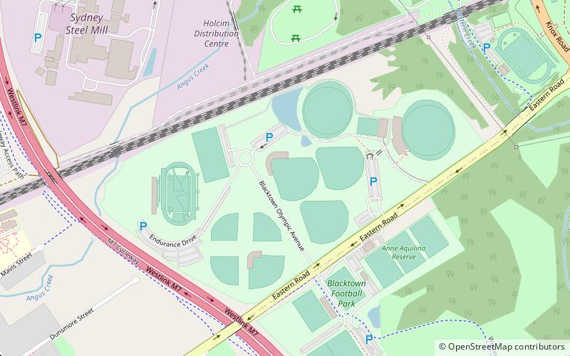 Blacktown Baseball Stadium location map