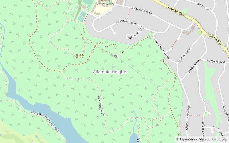 allambie sidney location map