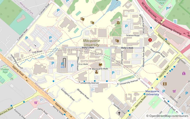 Macquarie University Real Tennis Club location map