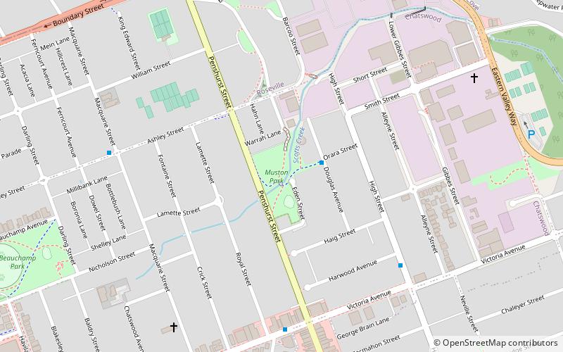 Muston Park location map