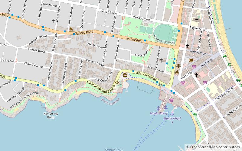 manly art gallery and museum sidney location map