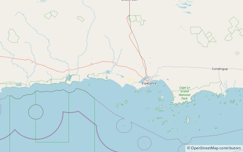 Lake Monginup location map
