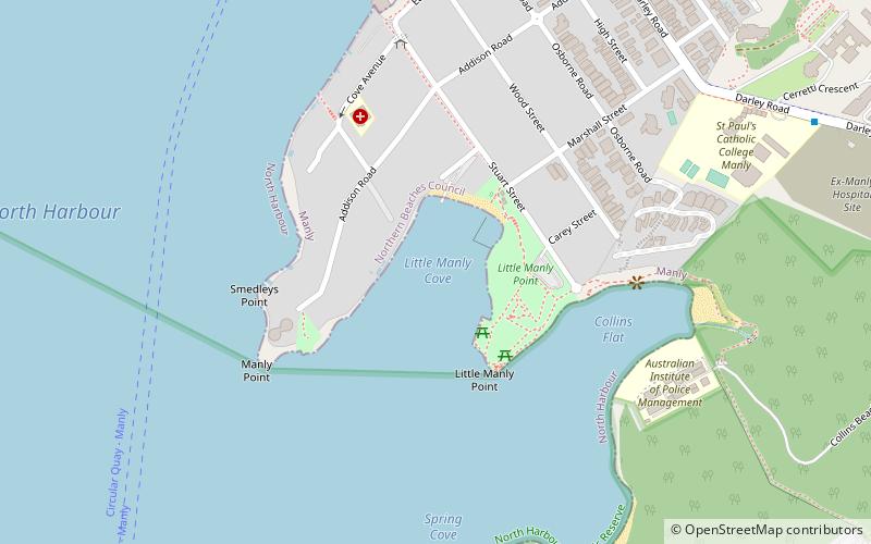 Little Manly Beach location map