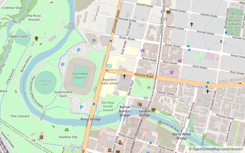 St Patrick's Cathedral location map