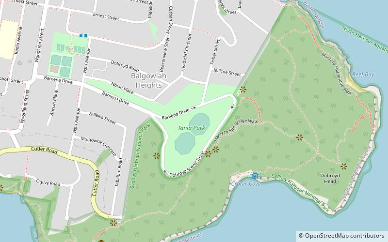 Tania Park location map