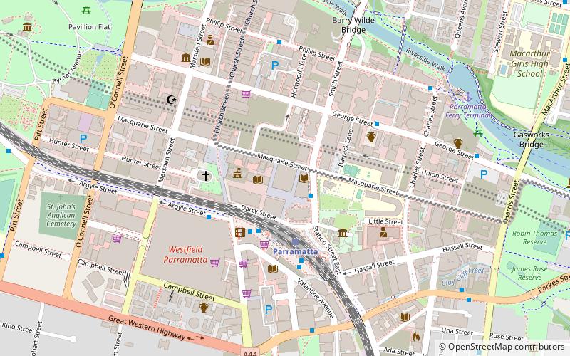 6 & 8 Parramatta Square location map