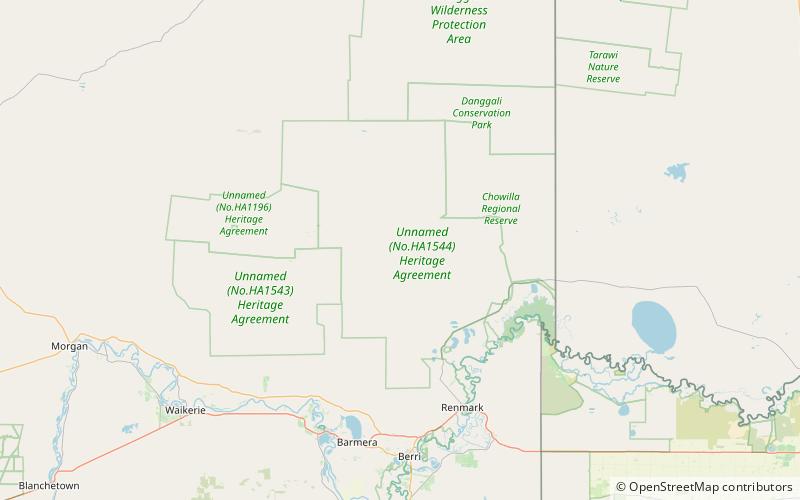 Calperum Station location map