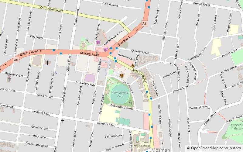 mosman library sydney location map