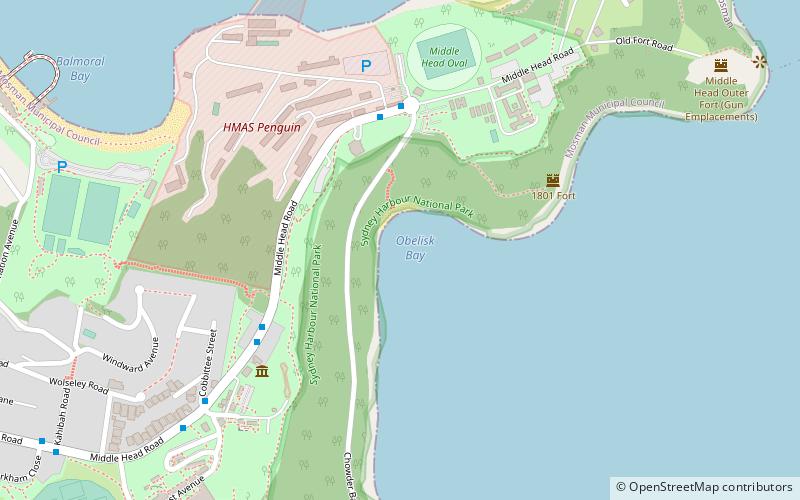 Obelisk Beach location map