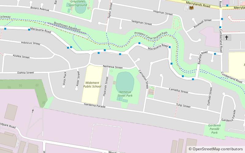 Lower Prospect Canal Reserve location map