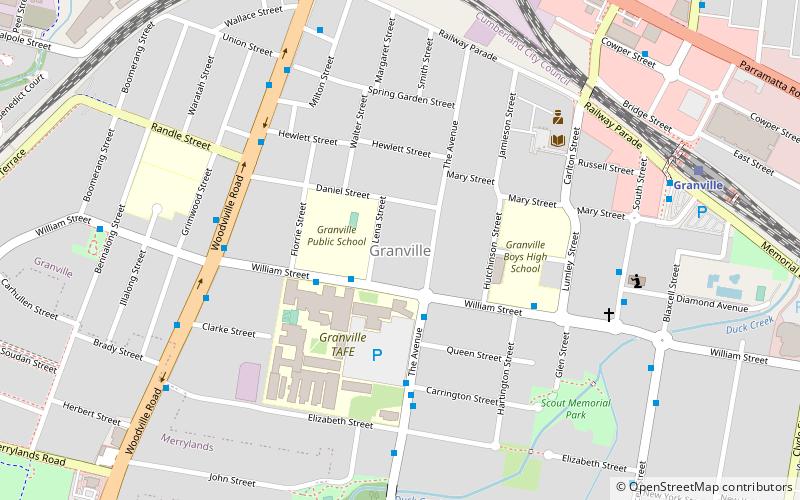 Granville Town Hall location map