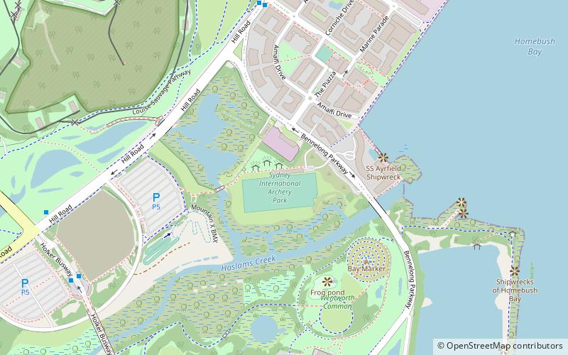 sydney international archery park location map