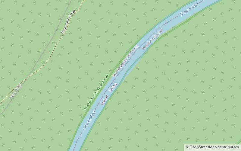 nepean gorge sydney location map