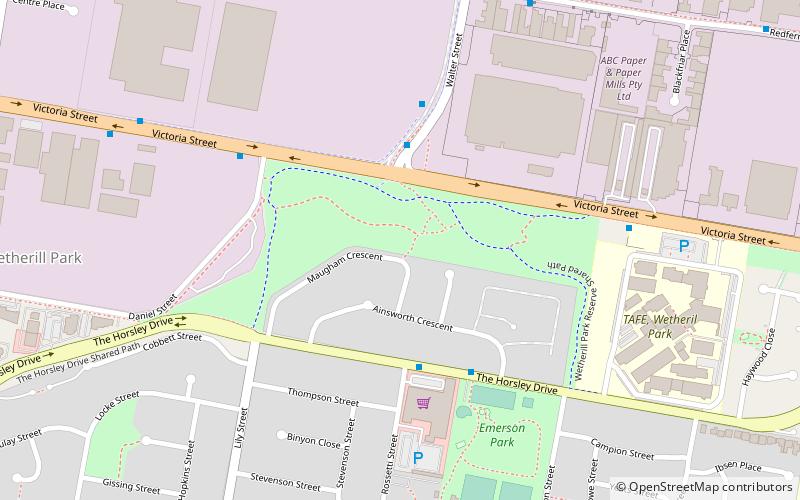 Wetherill Park Nature Reserve location map