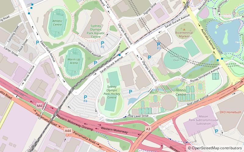 Sydney Olympic Park Sports Centre location map