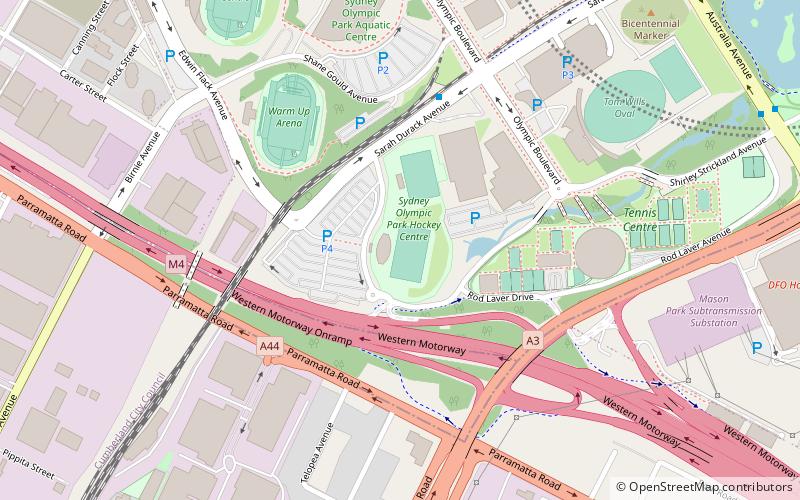 Sydney Olympic Park Hockey Centre location map
