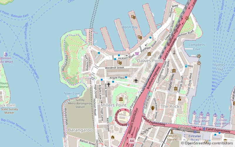 36-38 Argyle Place location map