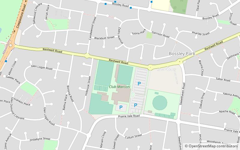 Marconi Stadium location map