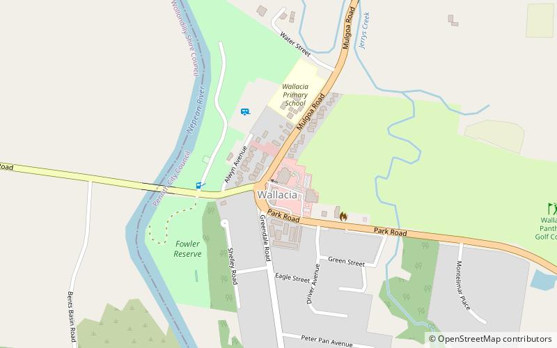 wallacia sidney location map
