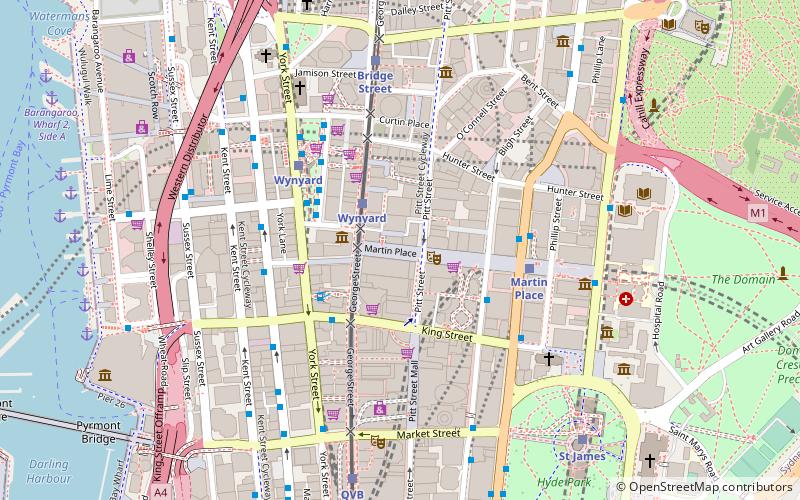 Sydney Cenotaph location map
